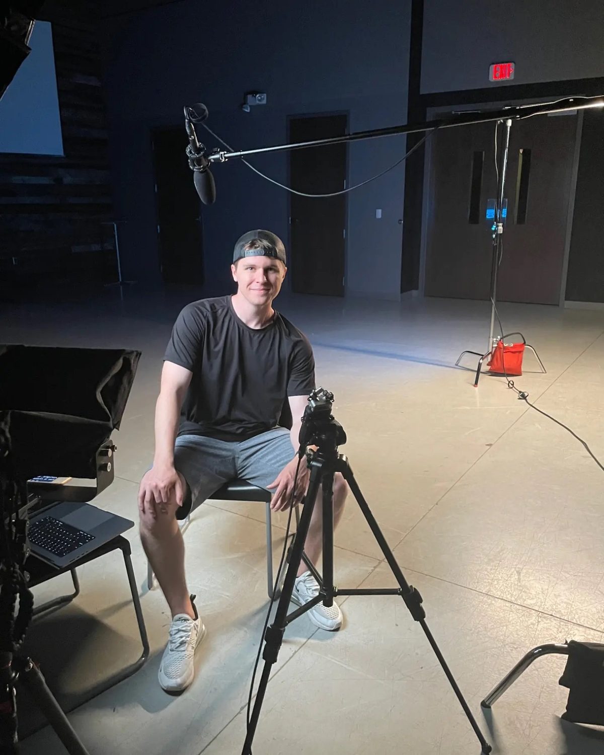 Jake Hill in studio